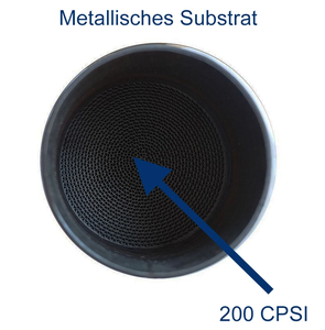 Convertisseur catalytique sportif/compétition <span class=keywords><strong>200</strong></span> <span class=keywords><strong>cellules</strong></span>, connexion métallique 63,5 mm EURO 3/4 - Product Image 4