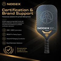 Raquette de pickleball NODEX de haute qualité Dura Edge, raquette de pickleball professionnelle en graphite carbone, raquette de pickleball personnalisée