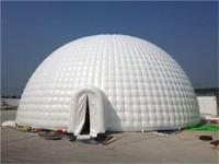 Tente de scène extérieure gonflable pliable et imperméable pour jardin d'hiver, camping, igloo, dôme, bar