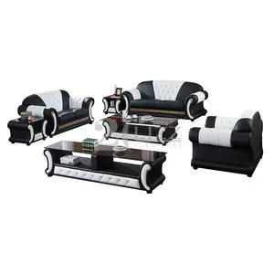 Leather Sofa Set Living Room Modern Fabric Couch Lounge Suite Furniture Sofa