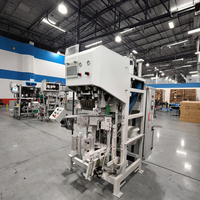 Machine de remplissage et d'emballage de sacs à valve à ultrasons PLC pour l'emballage automatique de poudres alimentaires en plastique/papier de haute précision