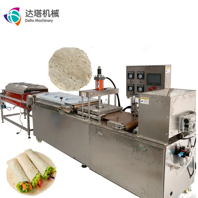 Maquina Para endüstriyel sigara böreği cilt yapımcısı/krep Tortilla Chapati Roti ekmek makinesi