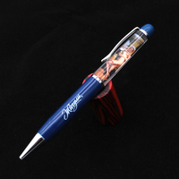 Stylo flottant Offres Spéciales Premium conçu sur mesure stylo à bille à eau magique CMJN imprimé stylo liquide flottant bateau 1.0mm largeur d'écriture