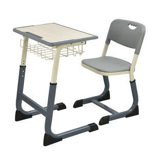 Bureaux et chaises en métal de style français modernes réglables pour les écoles primaires et secondaires maternelles - Product Image 3