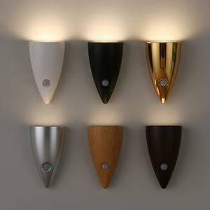 Lámpara de Pared Inteligente LED con Sensor de Movimiento Recargable, Fácil Instalación, con Base Magnética, Luz Nocturna para Decoración de Dormitorios y Pasillos de Hotel - Product Image 1