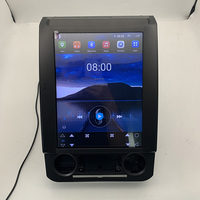 Reproductor de Video para Auto con Navegación GPS Android de 12.1'' Estilo Tesla para Ford F150 2015-2023, Carplay, Bluetooth