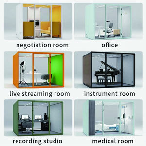 Cabine de réunion insonorisée pour bureau, cabine de travail privée, réduction du bruit, isolation acoustique, cabine téléphonique - Product Image 6