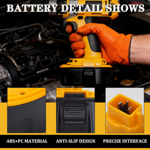 Batería Nueva de <span class=keywords><strong>18V</strong></span> 5.0Ah para <span class=keywords><strong>Dewalt</strong></span> <span class=keywords><strong>18V</strong></span> XRP Tipo Ni-MH, Batería para Herramientas Eléctricas <span class=keywords><strong>DC9096</strong></span> DC9071 DE9096 DE9098 DW9071 DW9095 DW9096 - Product Image 3