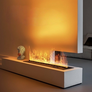 Chimenea Decorativa de Estilo Europeo con Atomización, Chimenea Electrónica Integrada para el Hogar con Simulación de <span class=keywords><strong>Fuego</strong></span> y Humidificación - Product Image 3