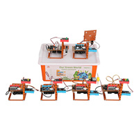 Weemake Our Green World ESP32 Orange Metal, Kit Robótico Educativo STEM DIY con Chasis, Programación en Python para Estudiantes