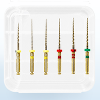 Lime rotative endodontique dentaire Jinjiang en NiTi activé par la chaleur, instrument pour dentiste, 21mm 25mm 31mm