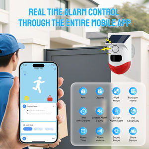 Sensor de Movimiento PIR Solar Inteligente WIFI MYQ Tuya, <span class=keywords><strong>Alarma</strong></span> Inalámbrica con Control Remoto por Aplicación, Resistente al Agua para Exteriores - Product Image 2