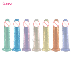 SEXBAY 2025 Neues <span class=keywords><strong>Design</strong></span> Dildos mit Starkem Saugnapf Realistisch und Farbenfroh für Frauen Männer Dildos - Product Image 3