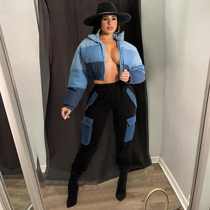 <span class=keywords><strong>2022</strong></span> femmes imperméable hiver Trench manteau gonflé court culture bulle <span class=keywords><strong>doudoune</strong></span> nouveau Style bouffant manteau - Product Image 3