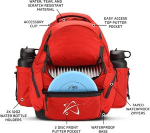 Sac à dos personnalisé avec votre logo, échantillon gratuit, grande capacité, multifonctionnel, pour sports de plein air, sac de disc-golf junior - Product Image 3
