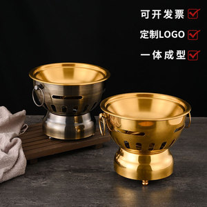 Stainless Steel Hot <b>Pot</b> 2.1L-4L With Lid Heat Resistant For <b>Soup</b> And Stock <b>Pots</b> - Product Image 4