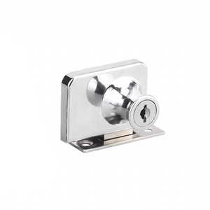 Serrure de sécurité à clé pour vitrine en verre, porte coulissante, pour comptoir de magasin - Product Image 5