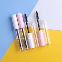 Tubes de Mascara vide avec applicateur de brosse, 50 pièces, usage personnalisé, violet, noir, argent, rouge, bleu, blanc, or, 10ml