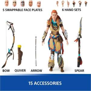 SpinMaster Sony PS5 Jeu <span class=keywords><strong>Horizon</strong></span> Action Figure Articulations Mobiles Modèle Jouet État Neuf Plastique avec <span class=keywords><strong>Frozen</strong></span> - Product Image 3