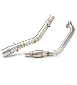 Silenciador de escape de moto de alto rendimiento para motor, tubo de escape modificado para motocicleta, sección frontal R15 V3 MT15 R15M - Product Image 4