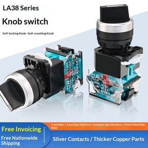 ปุ่มควบคุมแบบหมุน LA38-11/2 20/3 พร้อมปุ่มปรับสอง/สามเกียร์  แบบเปิด/ปิด - Product Image 1