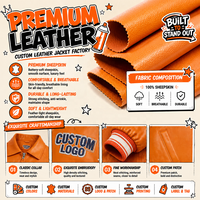 Abrigos Varsity Personalizados de Piel de Oveja, Talla Americana, Chaquetas de Cuero Genuino de Cordero Francés Natural de Alta Calidad, Soporte OEM