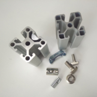 Profils en aluminium à rainure en T 6063-T5 Extrusion 2020 3030 4040 4545 2040