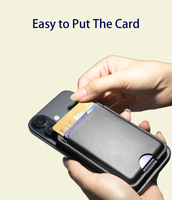 Portefeuille porte-cartes pliable en cuir personnalisé avec support magnétique pour AirTag (iOS/Android) et fonction de localisation GPS