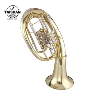 <span class=keywords><strong>Euphonium</strong></span> professionnel en laiton de marque Taishan avec <span class=keywords><strong>4</strong></span> <span class=keywords><strong>pistons</strong></span> en acier inoxydable accordables, finition laquée or, tonalité Bb - Product Image 1
