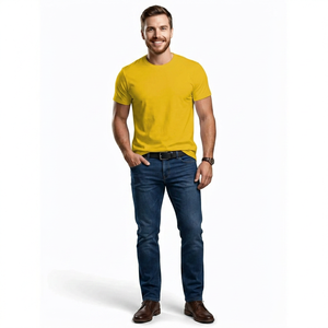 Plain Men's t Shirt <b>Polyester</b> Tee Quick <b>Tshirts</b> Custom Sublimation Printing logo Unisex Gym Sports T-shirt for Men - Product Image 1