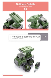 de montaje de vehículos educación tomar además coche de juguete con cohetes camion modelo - Product Image 5