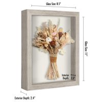 Doremi-Cadre photo en bois noir et blanc 1.5CM 3CM 5CM de profondeur 8x8 16x16 pouces A4 avec verre véritable ou plexiglas