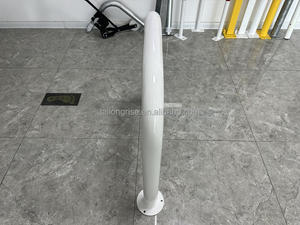 Barriera di Sicurezza Pedonale in Acciaio Q235 Resistente, Tubo ad Anello 75x75mm Verniciato a Polvere, Grado Ingegneristico - Product Image 4