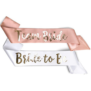 Sposa cerimoniale sposa squadra maria rossa oro rosa maria nera per essere la fascia della sposa - Product Image 6