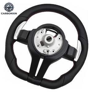 Volant sport en cuir noir pour E87/E83/E90/E91/E92/E84 X1/X5/X6 E70/E71 M3/M5 - Vente en gros - Product Image 2