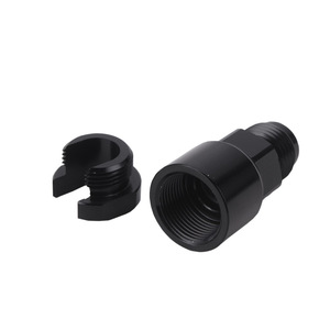 Adaptador de riel de combustible An6 a 3/8, conector Cfrp negro de 5/16 para filtro Ls - Product Image 3