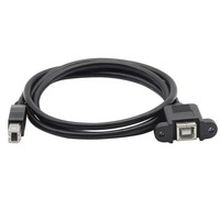 Câble d'extension USB mâle vers femelle à embout carré magnétique avec blindage tressé pour utilisation avec une caméra, USB2.0, matériau PVC