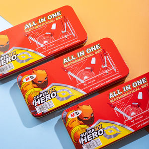 M & G כתיבה ספר PVC גבוהה דיוק תלמיד גיאומטרי שליט סט - Product Image 1