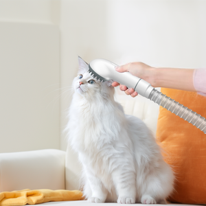 Multifunctionele huisdierverzorgingsstofzuiger, ABS-plastic, efficiënte vachtverwijdering, duurzame latexbatterij voor katten en kleine honden - Product Image 5