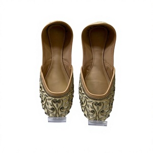 Wholesale BS INTERNATIONAL Women's Fashion Trend Custom Leather Shoes Indian Traditional Style Handcrafted Embroidery Design - Product Image 6