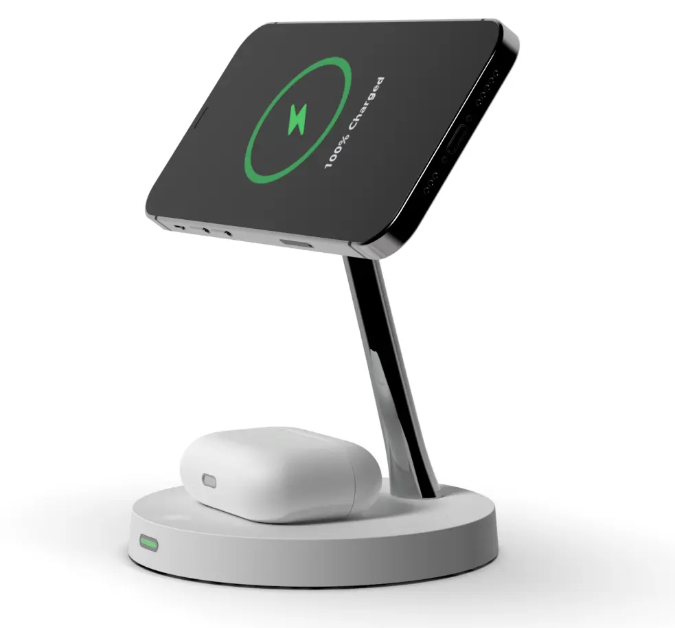 2024 original factory Factory wholesale high-quality T269 Wireless Charger Stand 3 in 1 Wireless Charging Station Dock for iPhone 13/12 /11