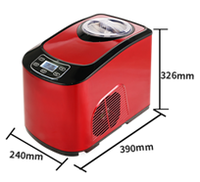 Machine automatique à crème glacée molle et dure de 1,5 l, Machine à crème glacée à usage domestique