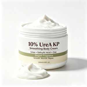 Vandossy OEM Private Label <span class=keywords><strong>Crema</strong></span> <span class=keywords><strong>Corpo</strong></span> Levigante 10% <span class=keywords><strong>Urea</strong></span> KP con Acido Salicilico e Avena, Fragranza Elegante, Nutriente e Riparatrice - Product Image 1