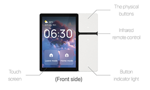 Hiwink IOT système de maison intelligente Zigbee TPP06 3.5 pouces panneau de commande central <span class=keywords><strong>Tuya</strong></span> interrupteur de lumière intelligent <span class=keywords><strong>Hub</strong></span> intelligent contrôle de rideau à la maison - Product Image 3
