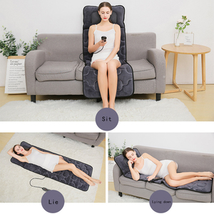 Masajeador Lumbar y de espalda eléctrico plegable de alta calidad, colchón de masaje Shiatsu corporal, <span class=keywords><strong>almohadilla</strong></span> de colchón de masaje térmico con vibración - Product Image 2