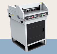 Machine à découper le papier électrique Fayon Kartech G450VS+ A2 450 mm, moteur AC 220V/110V, 17,7 pouces, automatique, état neuf