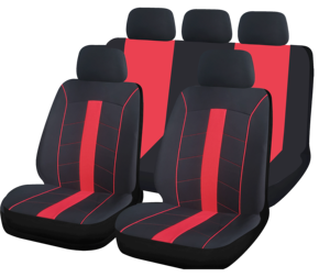 <span class=keywords><strong>Coprisedili</strong></span> <span class=keywords><strong>per</strong></span> <span class=keywords><strong>auto</strong></span> <span class=keywords><strong>in</strong></span> stile sportivo <span class=keywords><strong>per</strong></span> Set completo di dimensioni universali realizzate <span class=keywords><strong>in</strong></span> <span class=keywords><strong>cotone</strong></span> <span class=keywords><strong>per</strong></span> sedili di tipo anteriore - Product Image 1