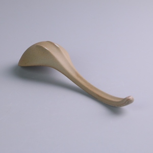 KHÁCH SẠN retro màu be gốm súp lớn phục vụ muỗng tùy chỉnh phong cách Nhật Bản không thể phá vỡ bữa tối sáng tạo đặt muỗng gạo dài - Product Image 6