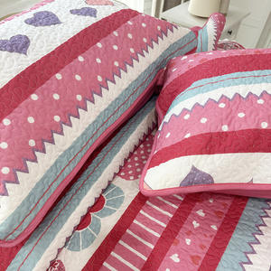 Cubrecamas Infantiles de Algodón 100% con Estampado de Color Rosa, Cubrecama <span class=keywords><strong>Infantil</strong></span>, Juego de Edredón para Habitación <span class=keywords><strong>Infantil</strong></span> - Product Image 4