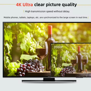 K9 2.4GHz / 5GHz double bande 4K sans fil WiFi <span class=keywords><strong>Dongle</strong></span> récepteur HDTV Stick Anycast <span class=keywords><strong>Dongle</strong></span> pour <span class=keywords><strong>Chromecast</strong></span> - Product Image 4